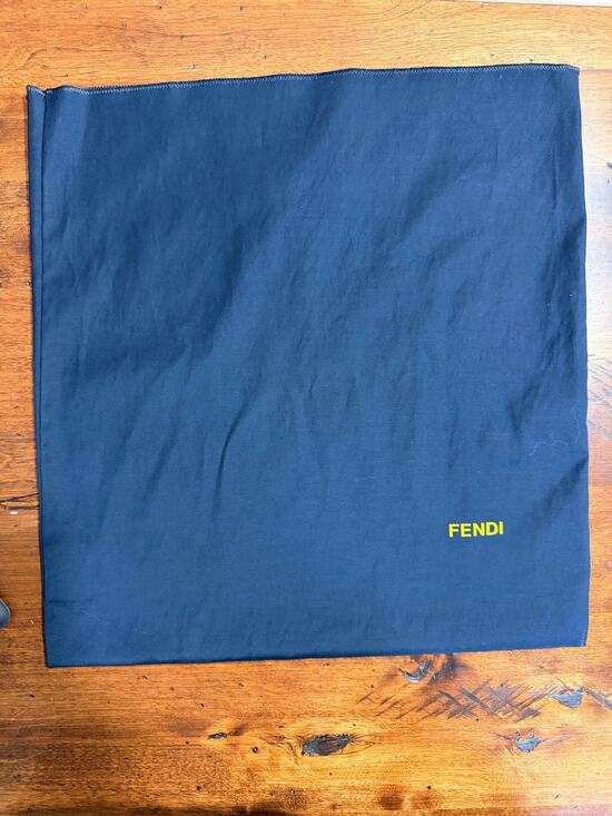 Fendi Handbags - Authentic Fendi Black 14x15 Dust Bag Drawstring Storage Pouch 556